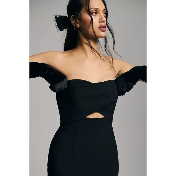 Eve by Black Halo Strapless Cutout Midi Dress - Picture 3 of 15